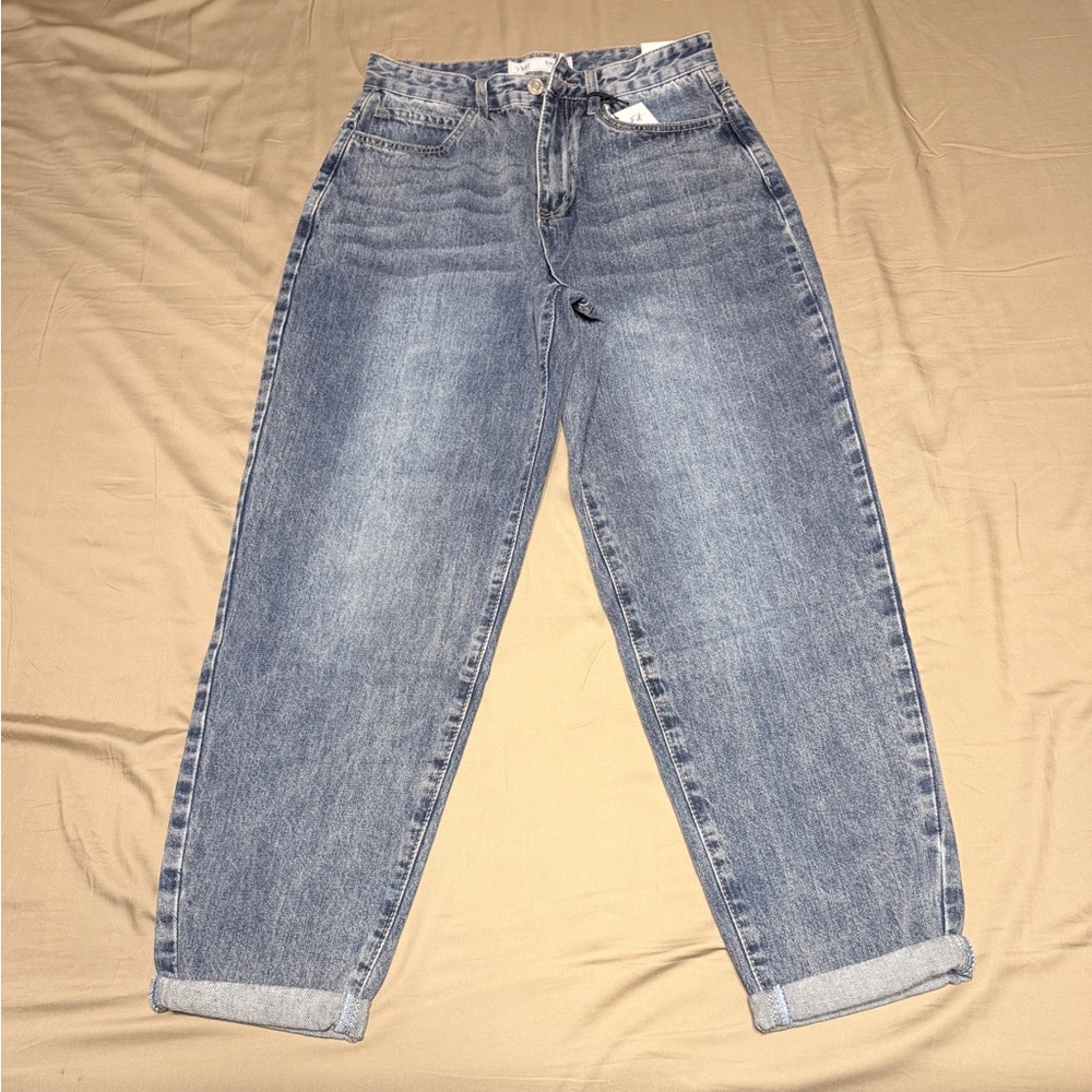 YMI balloon FitJeans in Light Blue Denim